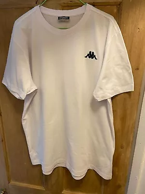 Men’s Summer White Kappa T-Shirt Size Large • £1.99