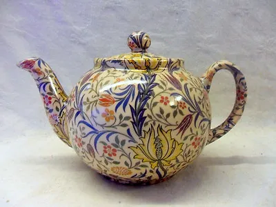 £22.99 • Buy William Morris Flora Design 2 Cup Teapot By Heron Cross Pottery