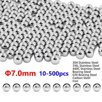 Φ7mm Precision Steel Bearing Balls Replacement Bike Bicycle Multi-materials • $18.69