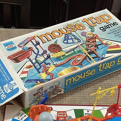 Vintage Mouse Trap Board Game 1975 Ideal Original Box Complete See Video • $99.95