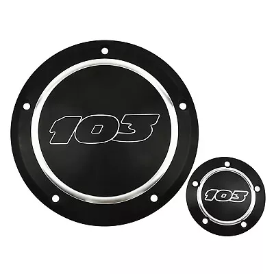 Black 103 Derby Cover Timing Timer Cover Fit For Harley FXST FLHR FLHT FXDL 1999 • $50.34