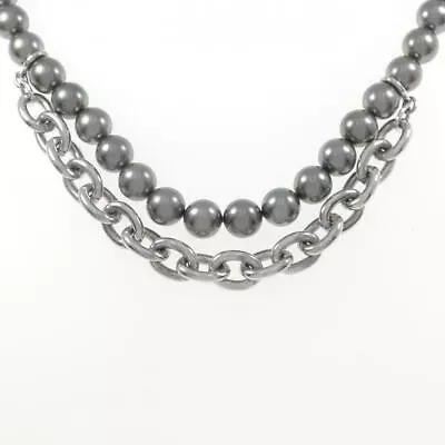 Authentic MIKIMOTO Black Pearl Necklace 8-9mm  #260-006-320-6876 • $10018.75