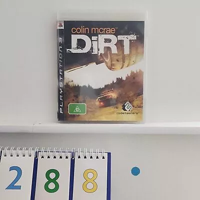 Colin Mcrae Dirt PS3 Playstation 3 Game + Manual B288 • $18.95