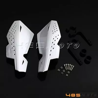 7/8  White Motorcycle Handguards Hand Guards For Motocross Dirt Pit Bike Enduro • $12.99