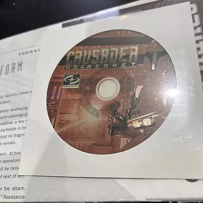 $15 • Buy Classic Pc Game - Crusader - No Regret - Unopened