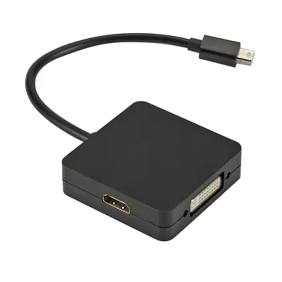Mini DP Display Port 3 In1 Thunderbolt To DVI VGA HDMI Adapter Cable For MacBook • $15.34