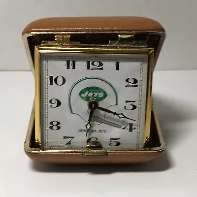 VINTAGE RARE  JET’S  TRAVELING ALARM  MECHANICAL CLOCK   Working • $65