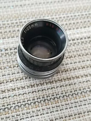 Kern PIZAR 25MM 1.5 H16RX C-MOUNT LENS For Bolex 16mm RX • $295