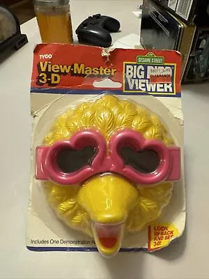 Vintage 3D View-Master Big Bird Viewer & Reel- Sesame Street - SEALED • $0.99