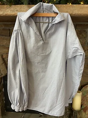 Vintage Men's Missouri River Boatman's Shirt Made From Folkwear Pattern Cotton • $39.95