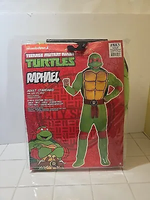 Teenage Mutant Ninja Turtle Raphael Adult Standard Costume Nickelodeon 883 • $49.95