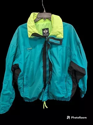 Vintage Columbia Mens Large  Blue Bugaboo Interchange 2 In 1 Ski Jacket See DESC • $25