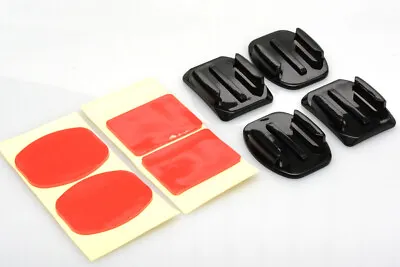 Adhesive Mounts For Xiaomi 2K YI 4K Sticky Pads Flat Curved • £7.59