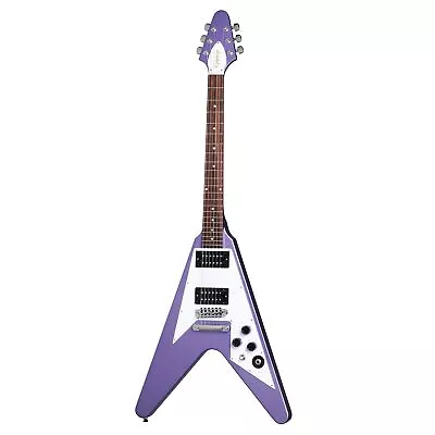 Epiphone Kirk Hammett 1979 Flying V Guitar Gibson USA T-Type Pickups Purple Me • $1130