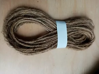 £1.99 • Buy 10m Metre Natural Brown Rustic Style Twine String Craft Jute Garden Tie