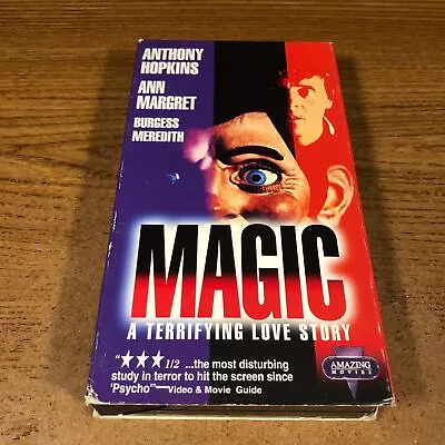 Magic VHS Movie VCR Video Tape Used Anthony Hopkins Horror • $9.95