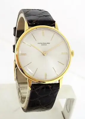 Vintage 18k PATEK PHILIPPE Mens Calatrava Winding Watch Ref 3468* RARE* EXLNT • $6849