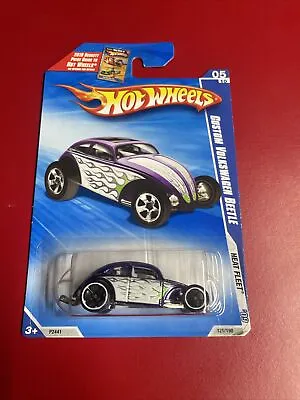 2009 Hot Wheels #121 Heat Fleet 5/10 CUSTOM VOLKSWAGEN BEETLE Purple Variant OH5 • $7