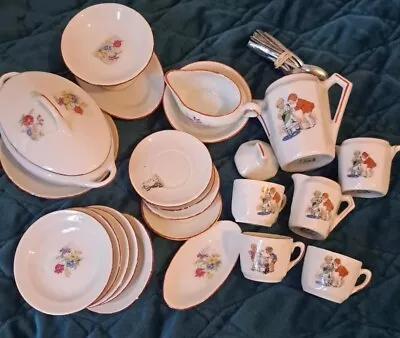 French Vintage Limoges France Tea Set For Dolls See Pictures  • £19.90