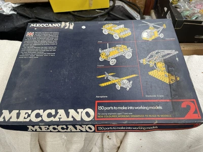 £50 • Buy Meccano Set 4 1970s Boxed Complete With Manual