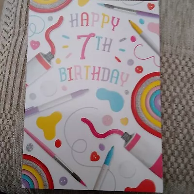 Birthday Card 7 Years Old • £0.99