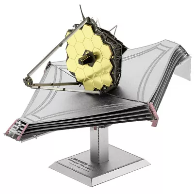 Fascinations Metal Earth JAMES WEBB SPACE TELESCOPE 3D Laser Cut Steel Model Kit • $16.95