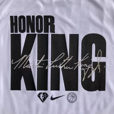 Nike NBA Martin Luther King Jr. Day Black History Month Long Sleeve Tee - Size L • $29.95