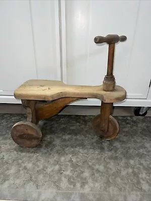 Wooden Kiddie Kar Tricycle Collectible Patented 1916 - 1918 U.S.A. Antique • $40