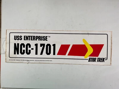 $19.99 • Buy Vintage Star Trek 1993 USS ENTERPRISE NCC-1701  Bumper Sticker