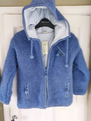 £7.99 • Buy Pachamama Boys 8/9 Years Wool Zip Up Hoodie BNWT