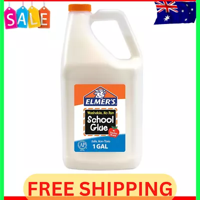 $34.49 • Buy Elmers Liquid PVA Glue-White, Washable And Nontoxic-3.78 L-for Making Slime-Au