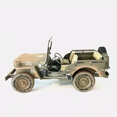 2001 Vintage Hasbro GI Joe 1941 Willy’s Jeep Desert Patrol Vehicle 1/6 Scale • $112.50