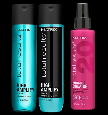 Matrix Total Results - High Amplify Duo (300ml) & Miracle Creator 200ml • £27.09