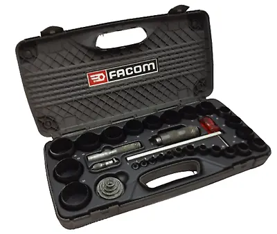 Facom 245.J2A Punch Set Maintenance Hollow Punch 3-50 Mm Circle Cutter 44-420 Mm • £276.99