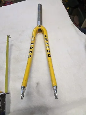 Vintage Lemond Yellow  700C  Road Fork  1 1/8  Steerer Tube  • $24.99