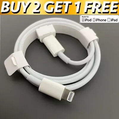 GENUINE IPhone 14 13 12  Charger Type C To Lightning Cable - 1M * BUY 2 GET 3* • £2.80