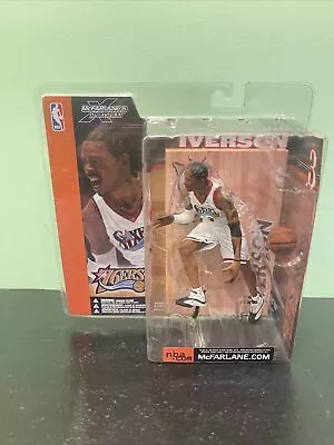 MCFARLANE NBA Series 1 ALLEN IVERSON Philadelphia 76ers ACTION FIGURE (2002) • $20