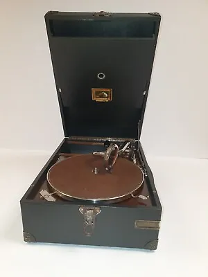 £135 • Buy HMV 101 Gramophone Phonograph Record Player -  His Masters Voice - GC -  Black