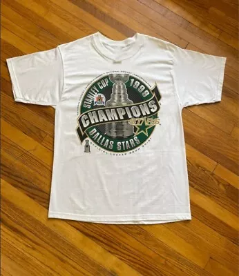 1999 Dallas Stars Stanley Cup Champs T-shirt Vintage Gift For Fans Hockey • $16.59