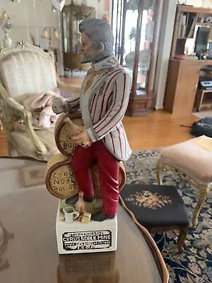 Vintage Haas Brothers Cyrus Noble Mine Whiskey Decanter  Empty • $16