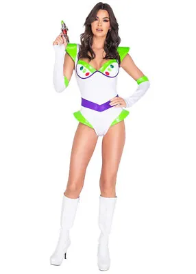 £102.99 • Buy Womens Buzz Lightyear Style Space Girl Costume