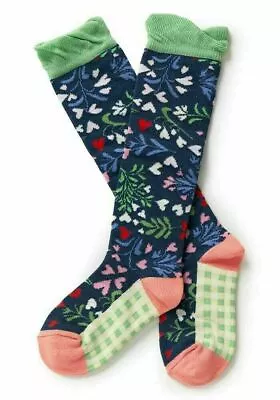 £24.95 • Buy Matilda Jane Girls Size Large L Change Of Pace Socks 1-4 New In Bag Blue Hearts