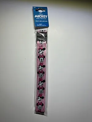 Disney Minnie Mouse With Hair Bow Multi Use Lanyard For Kids Children 3+ • $4