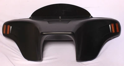 $250.51 • Buy Batwing Fairing Windshield  Fits Yamaha V Star Vstar 650 1100 Amber Led Lights