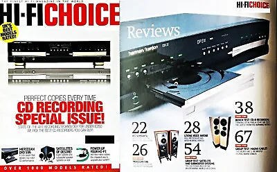 Hi-fi Choice  Pioneer Pdr-609 - B&w Cm2 - Sony Ss-la500ed - P S Audio P300 • £6.99