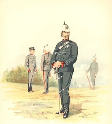 CANADIAN MILITIA (ARMY) UNIFORMS. The 2nd Queen's Own Rifles (Canada) 1890 • £26