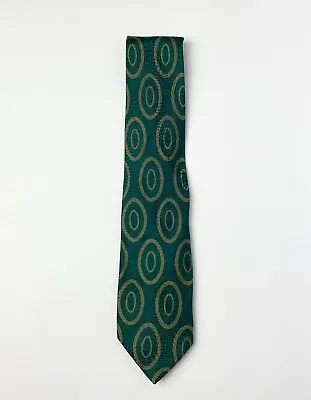 $29.95 • Buy MADE IN ITALY [ COUNTRY ROAD ] VINTAGE 100% Silk Neck Tie Retro Pattern Mens