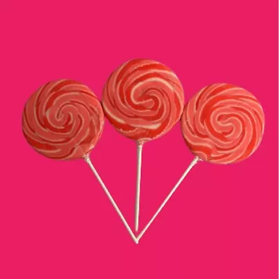 Delicious Candy Floss Flavour Swirl Lollipops 1 X 85g • £3.85