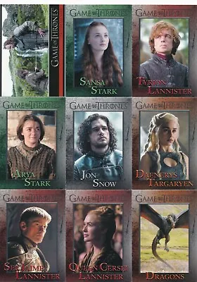 2015 Cryptozoic GAME OF THRONES Season 4 BASE (#1-100) Pick From List • $1.99