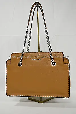 NWT! Michael Kors Astor Large Leather Satchel  / Shoulder Bag In Acorn Brown • $249